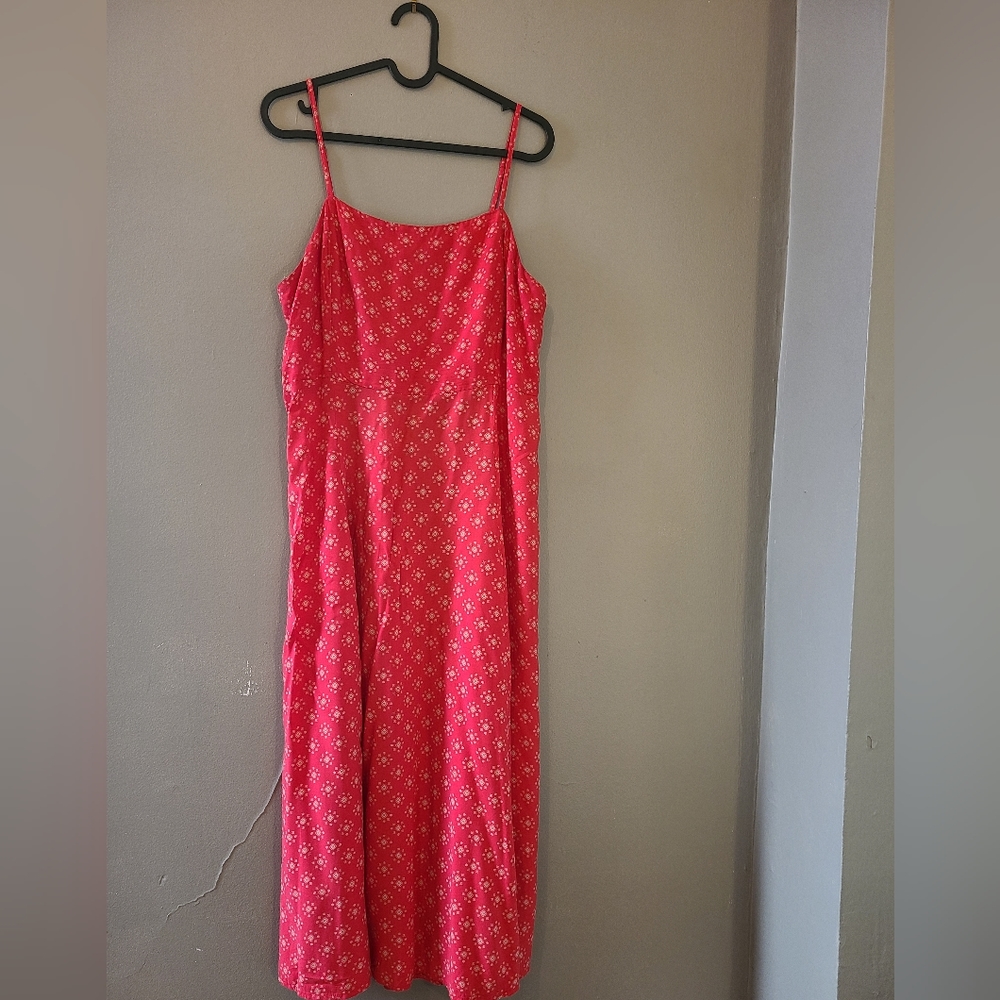 GAP Smocked Midi Fit and Flare dress - Size Medium